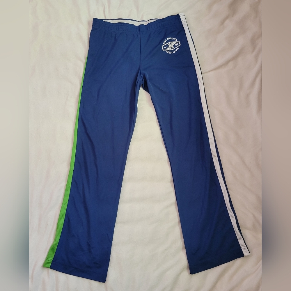 Nike Blue Athletic Track Pants